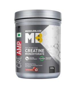 MuscleBlaze - Creatine Monohydrate CreAMP | Lychee Swirl (320g)